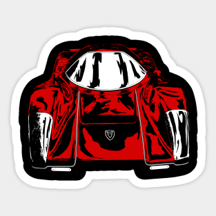 Red Coyote X Sticker